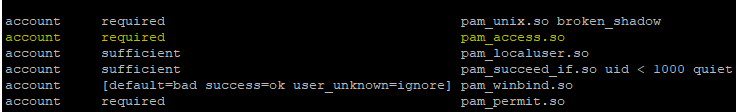 pam access CentOS